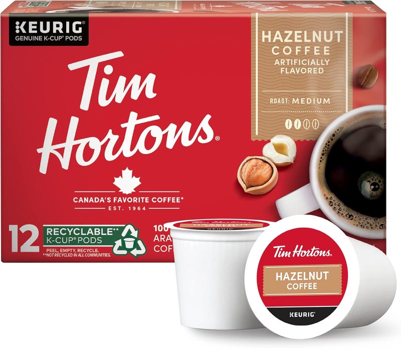 Tim Hortons Hazelnut Flavored Medium Roast Coffee Pods - Image 1